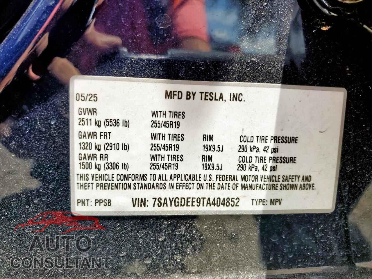 TESLA MODEL Y 2026 - 7SAYGDEE9TA404852