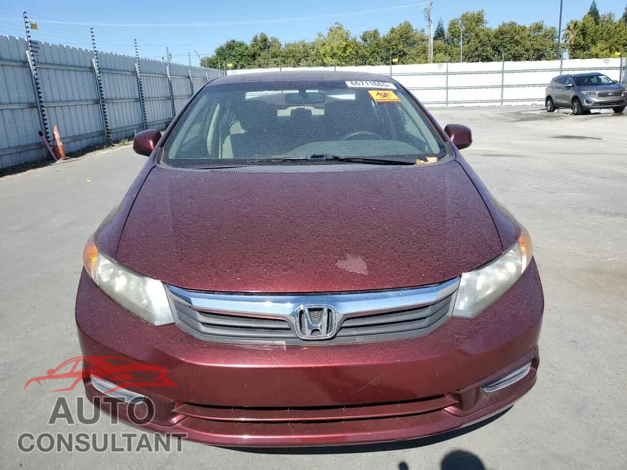 HONDA CIVIC 2012 - JHMFB2F82CS004023