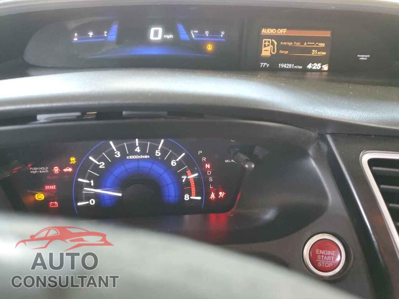 HONDA CIVIC 2015 - 19XFB2F81FE288155