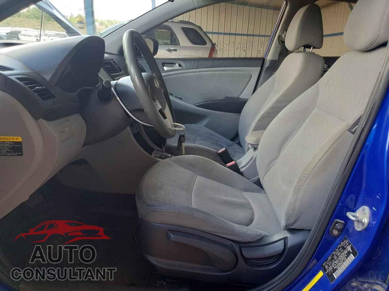 HYUNDAI ACCENT 2012 - KMHCU4AE1CU087578