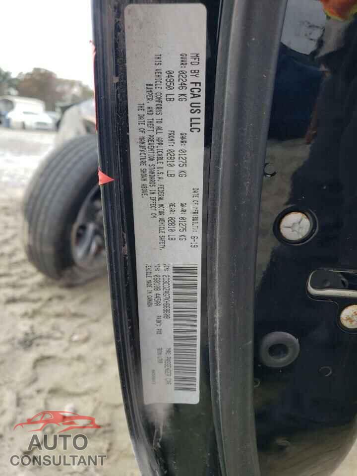 DODGE CHALLENGER 2019 - 2C3CDZAG7KH668608