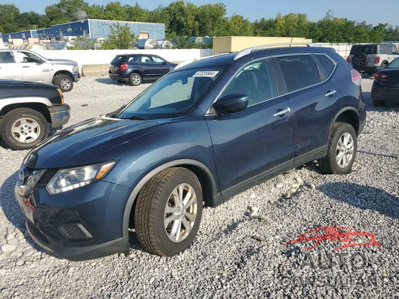 NISSAN ROGUE 2016 - KNMAT2MVXGP657306