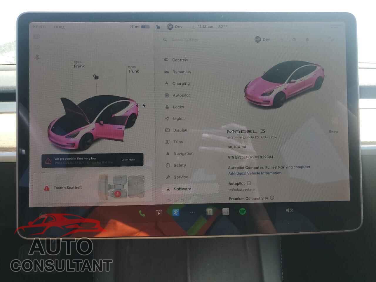 TESLA MODEL 3 2021 - 5YJ3E1EA2MF922394