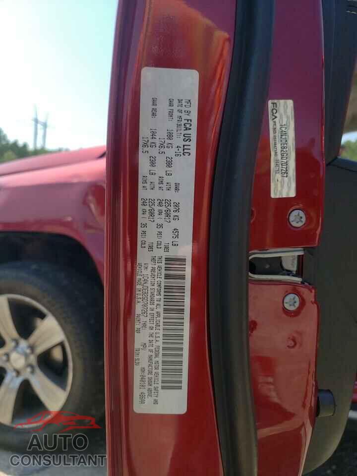 JEEP COMPASS 2016 - 1C4NJDEB2GD707267