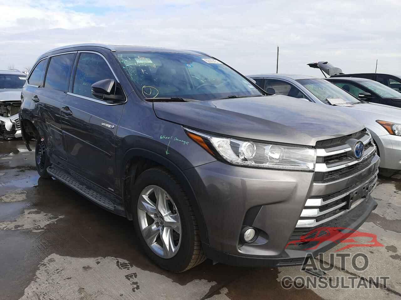 TOYOTA HIGHLANDER 2018 - 5TDDGRFH1JS049799