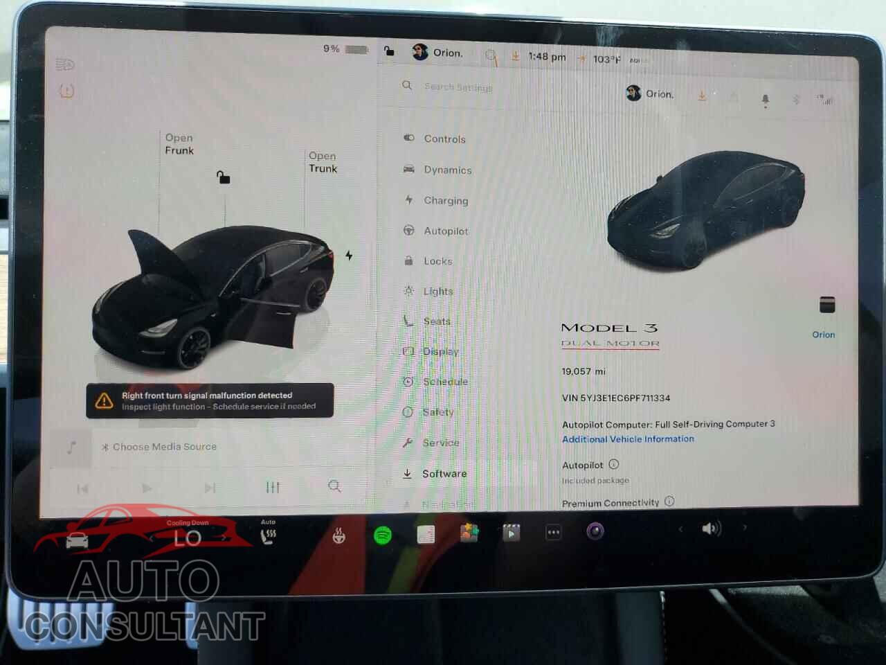 TESLA MODEL 3 2023 - 5YJ3E1EC6PF711334