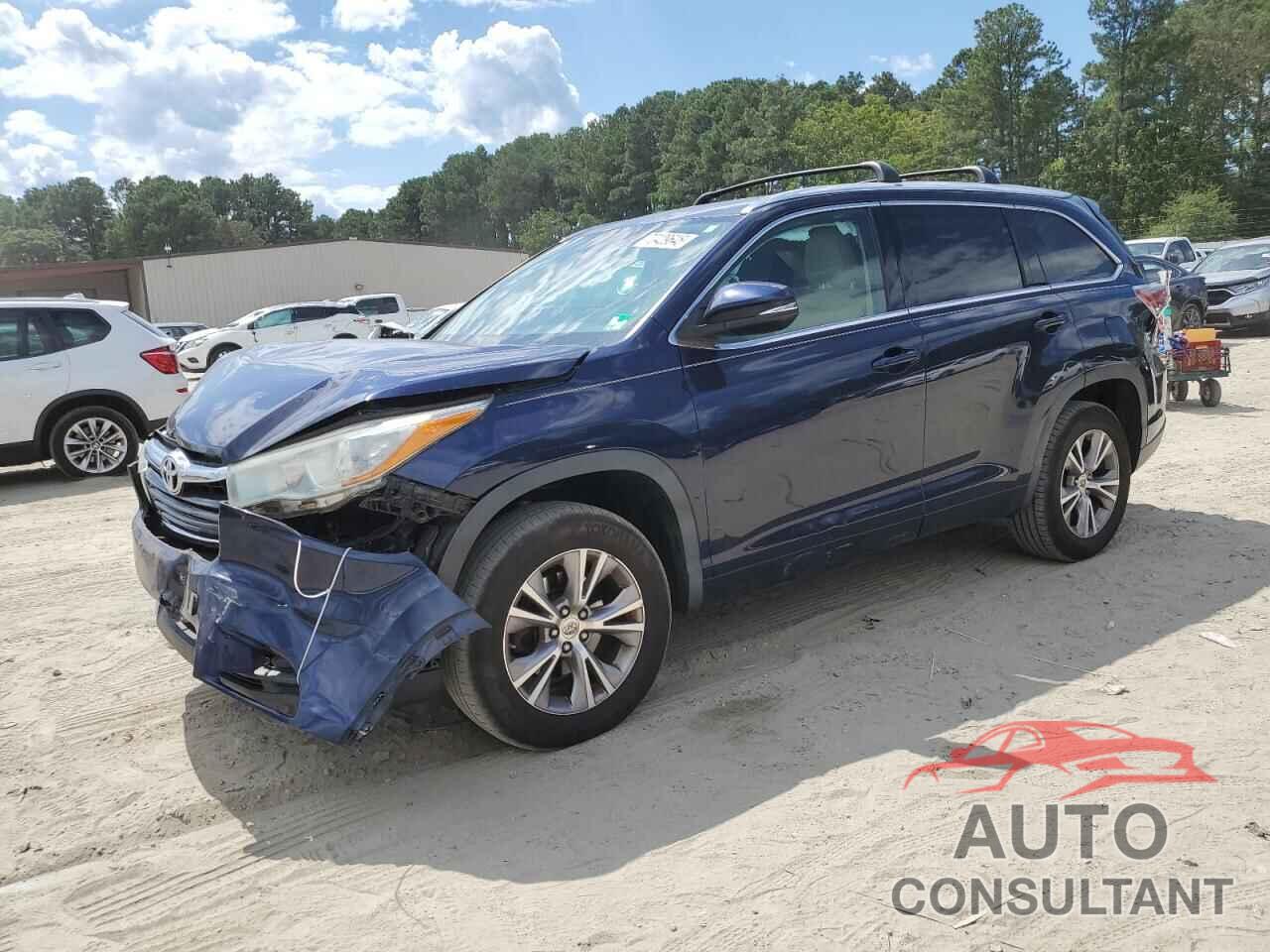 TOYOTA HIGHLANDER 2015 - 5TDKKRFHXFS045277