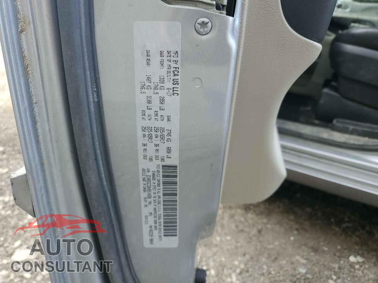 DODGE CARAVAN 2017 - 2C4RDGCG9HR814288