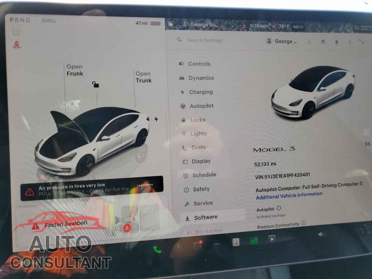 TESLA MODEL 3 2023 - 5YJ3E1EA1PF420481