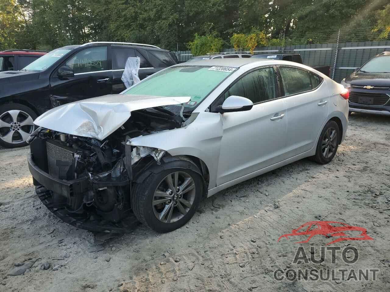 HYUNDAI ELANTRA 2018 - 5NPD84LF3JH278896