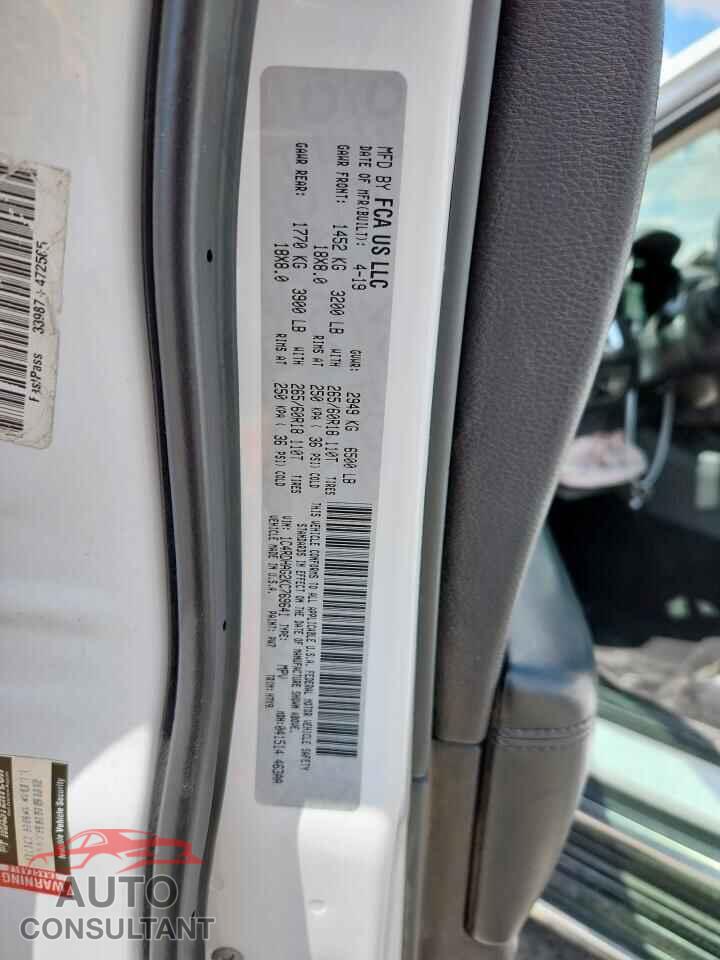 DODGE DURANGO 2019 - 1C4RDHAG2KC769641