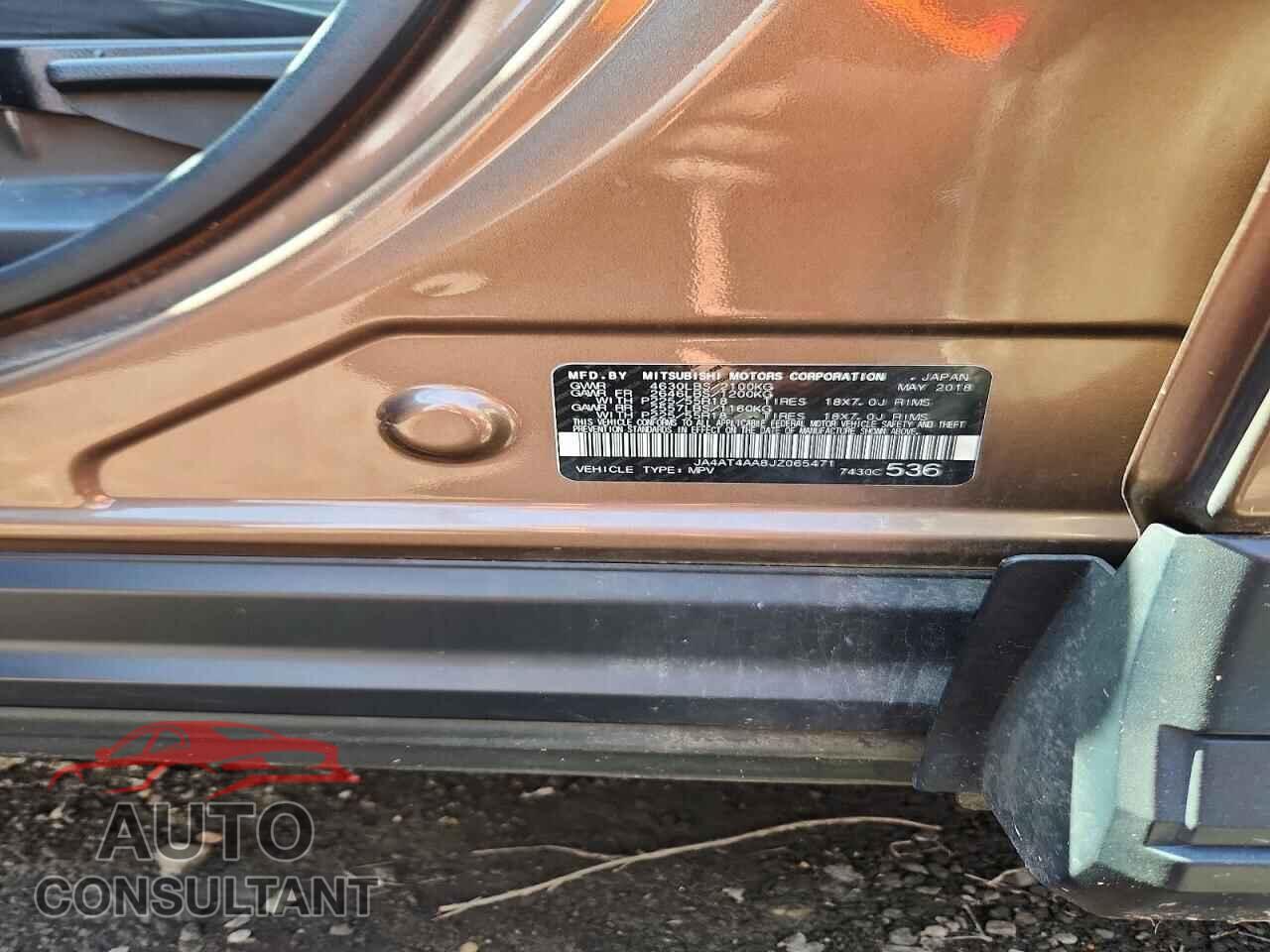 MITSUBISHI ECLIPSE 2018 - JA4AT4AA8JZ065471