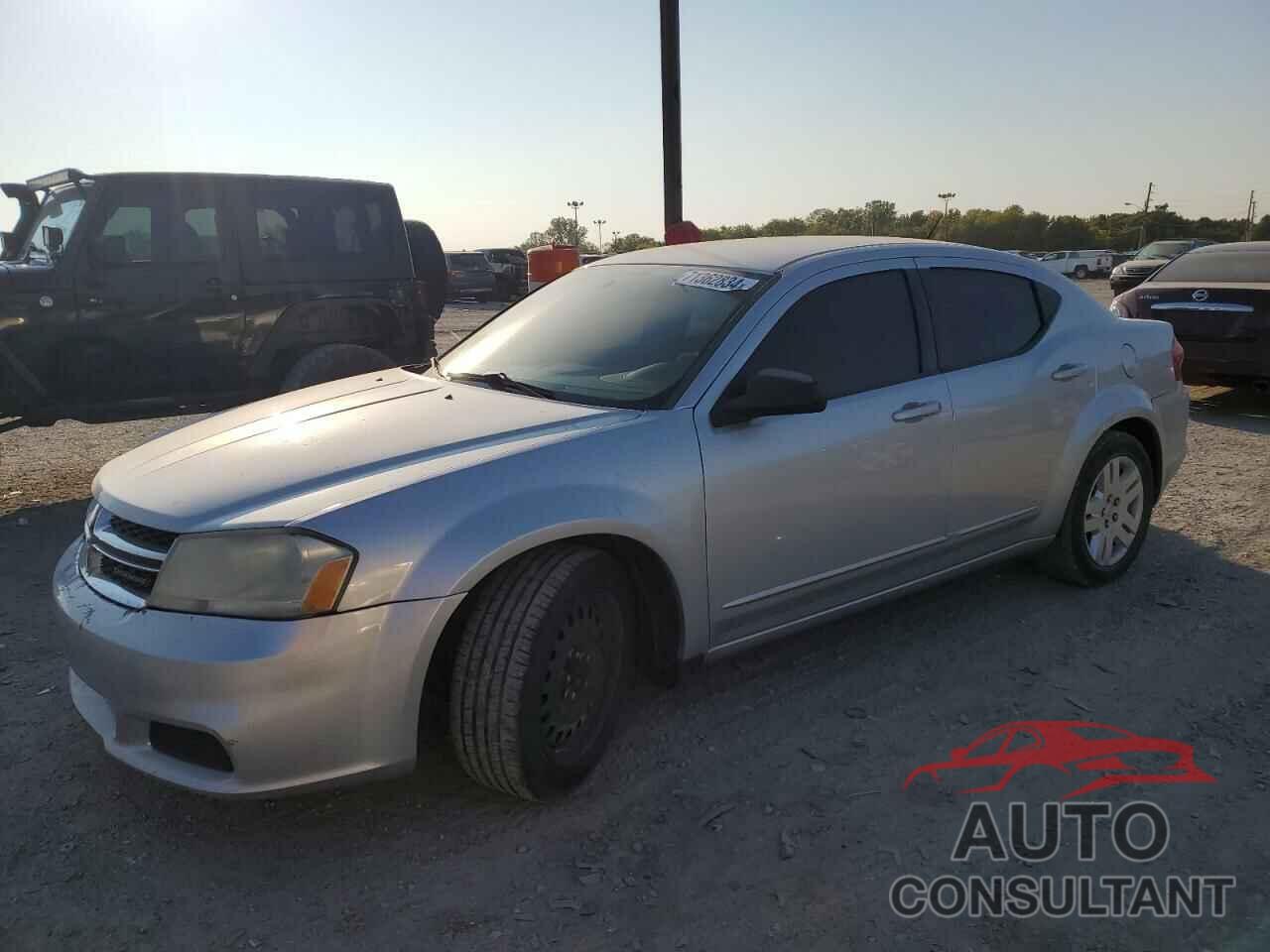 DODGE AVENGER 2012 - 1C3CDZAG2CN309465