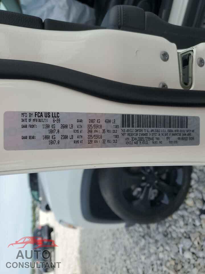 JEEP COMPASS 2020 - 3C4NJDBB5LT239446