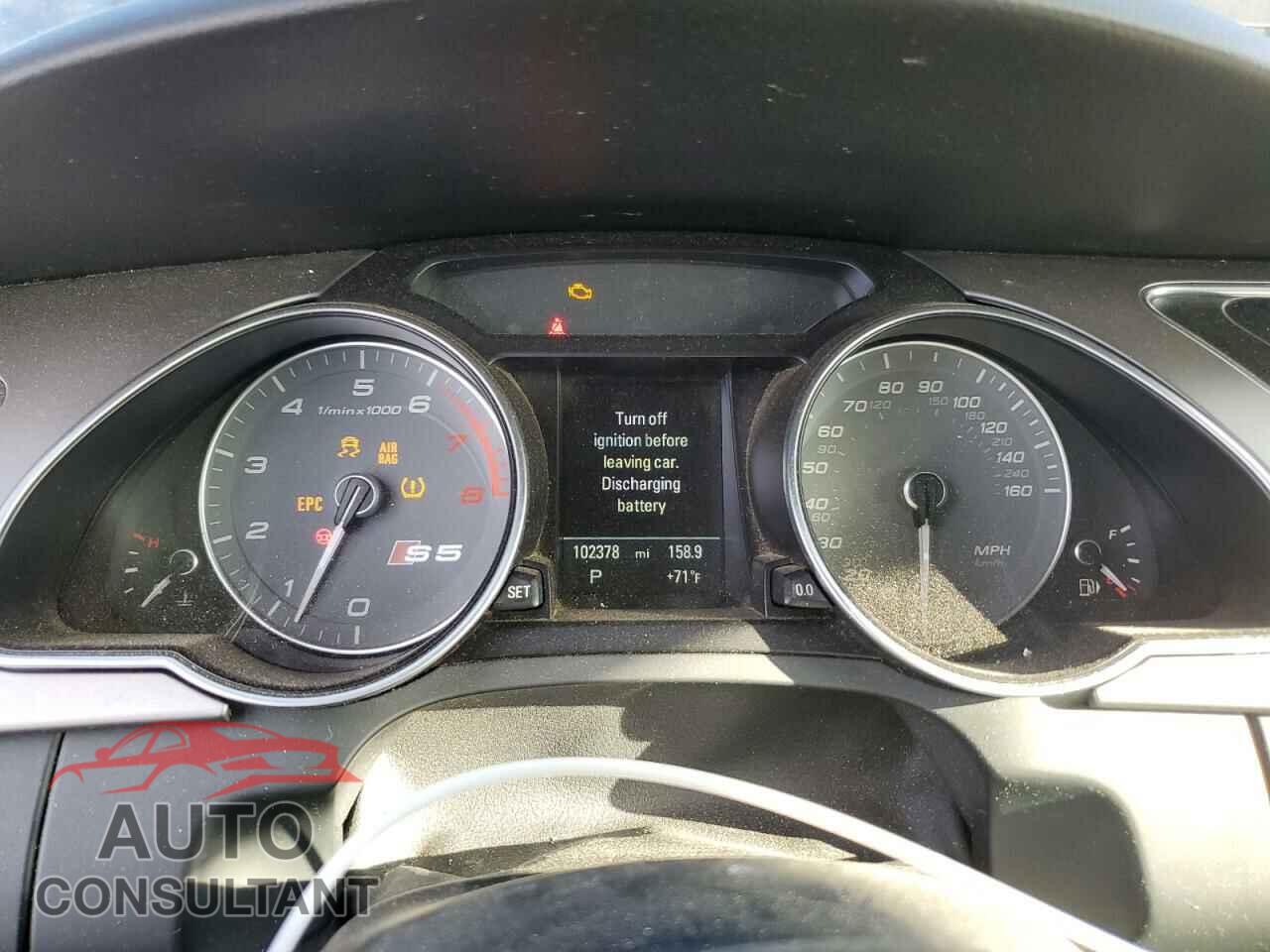 AUDI S5/RS5 2013 - WAUCGAFH9DN017848