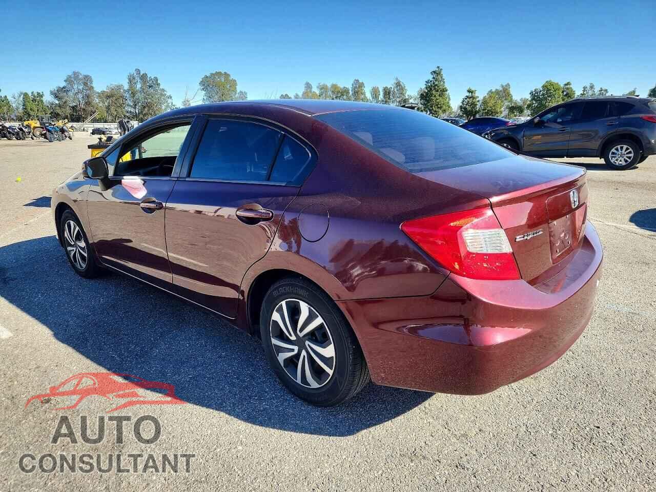 HONDA CIVIC 2012 - 19XFB2F52CE340863