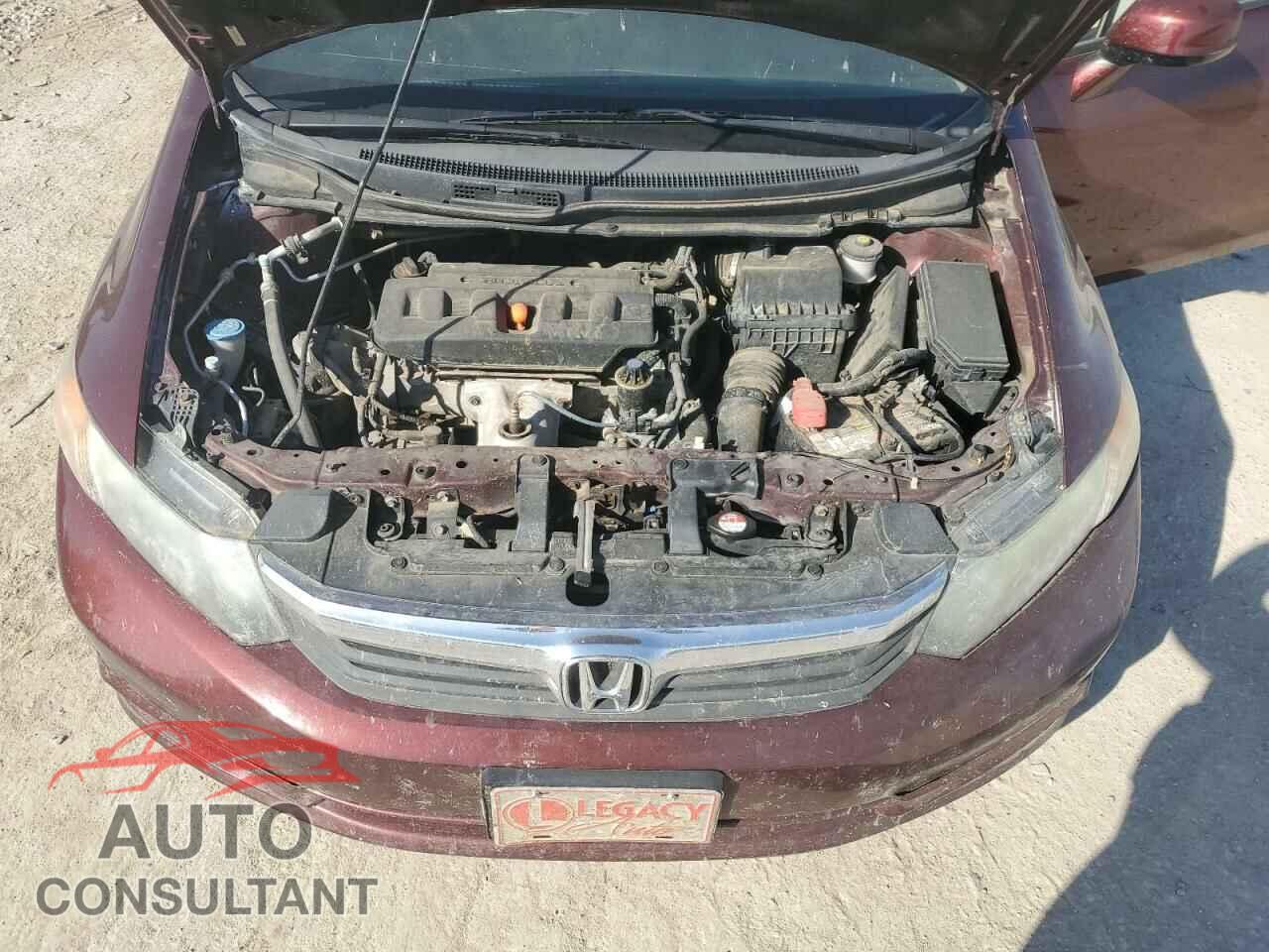 HONDA CIVIC 2012 - 19XFB2F8XCE022399