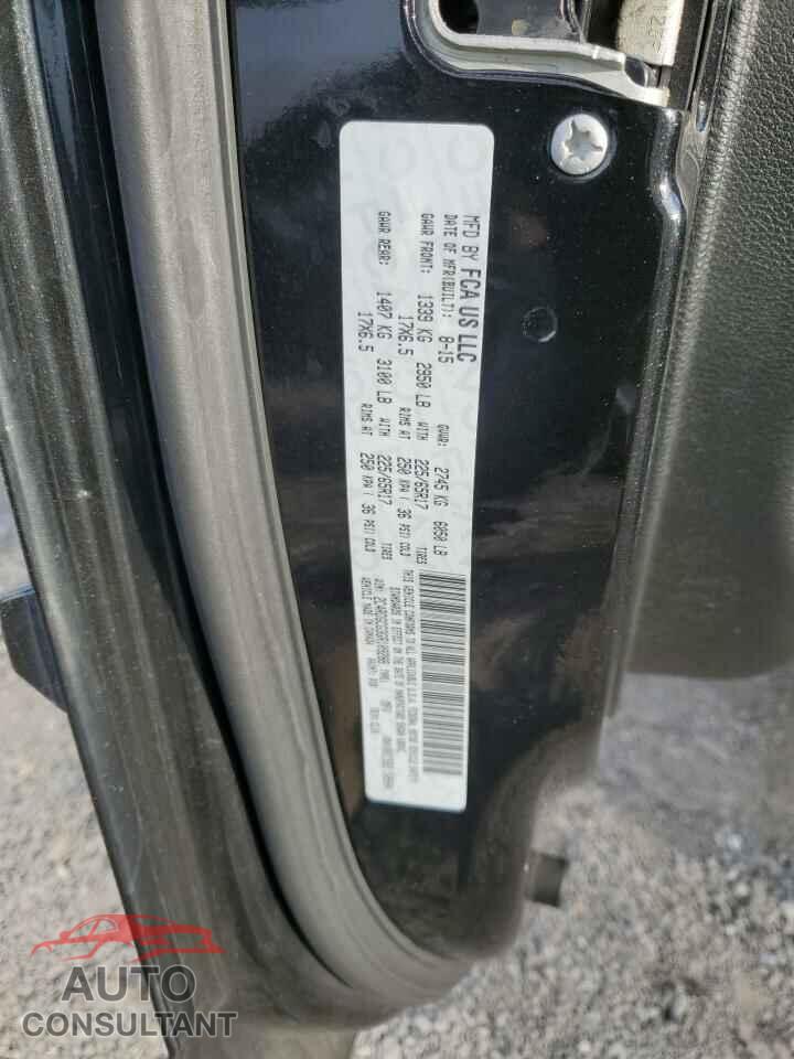 DODGE CARAVAN 2016 - 2C4RDGCG3GR109288