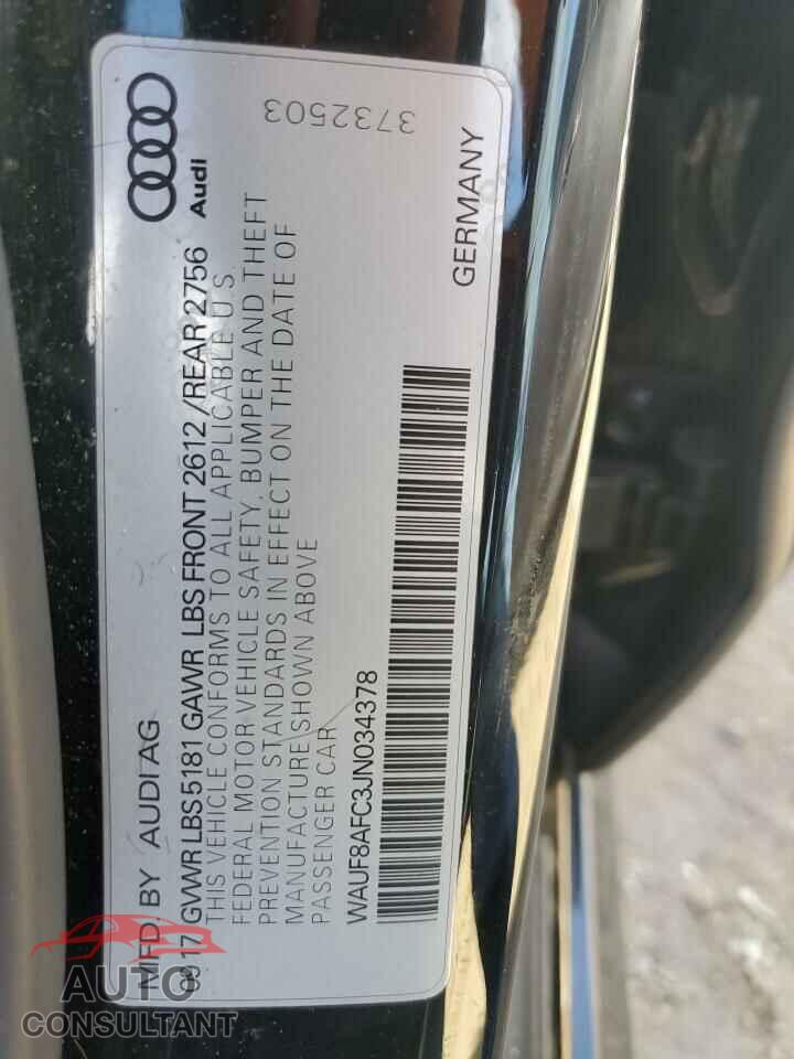 AUDI A6 2018 - WAUF8AFC3JN034378
