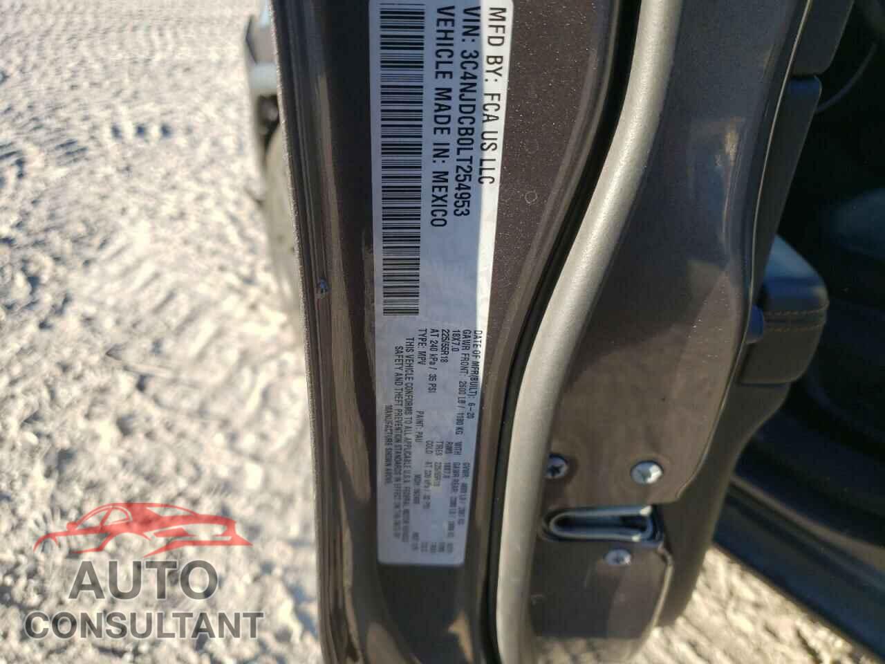 JEEP COMPASS 2020 - 3C4NJDCB0LT254953