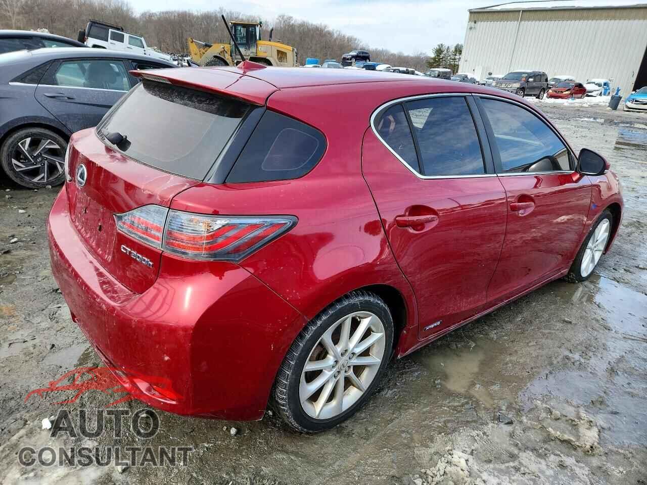 LEXUS CT 200 2012 - JTHKD5BHXC2109201