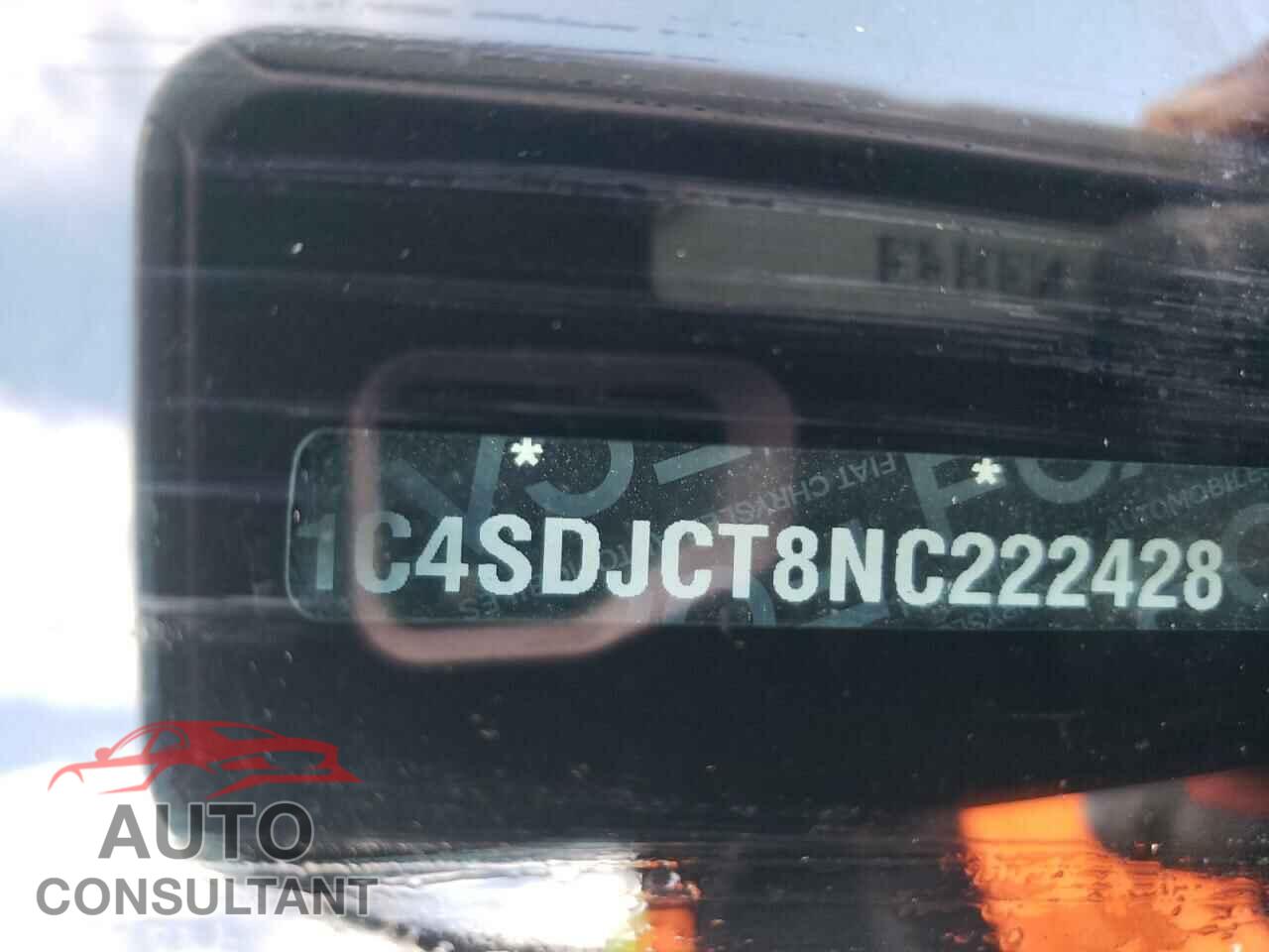 DODGE DURANGO 2022 - 1C4SDJCT8NC222428