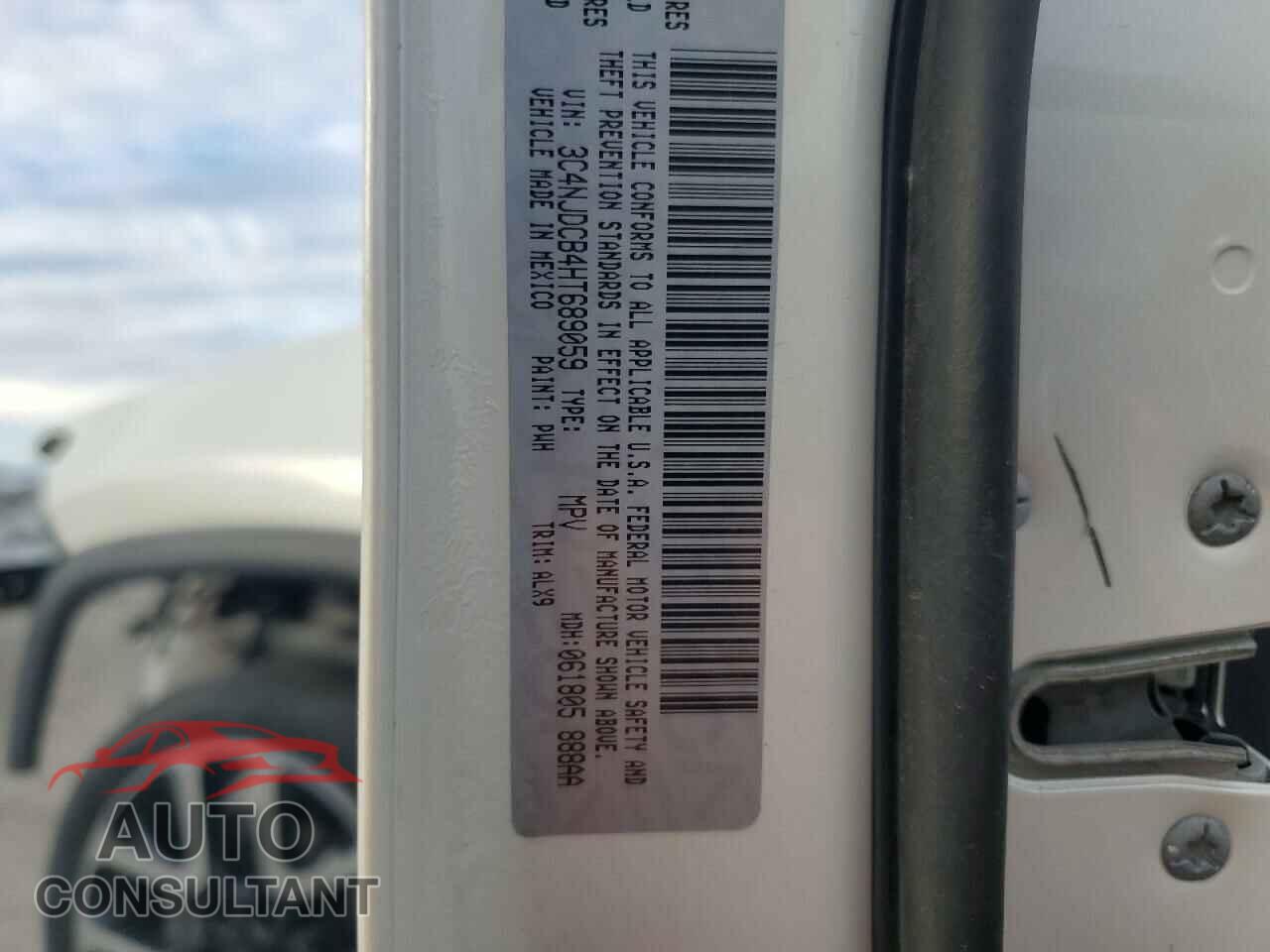 JEEP COMPASS 2017 - 3C4NJDCB4HT689059