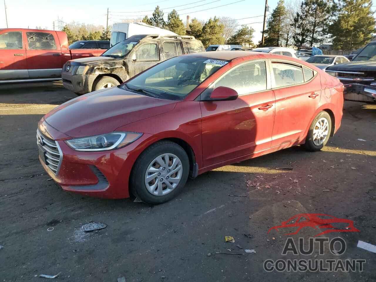 HYUNDAI ELANTRA 2017 - KMHD74LF1HU371799