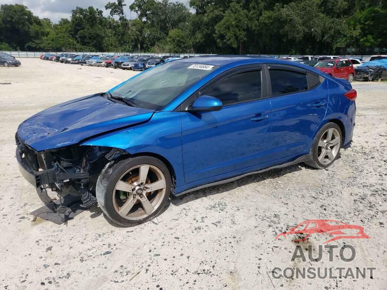 HYUNDAI ELANTRA 2018 - 5NPD84LF5JH243230
