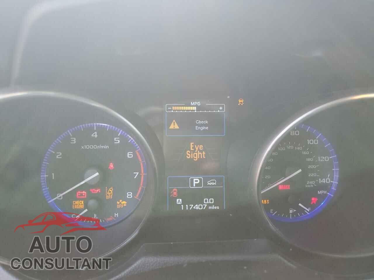 SUBARU OUTBACK 2016 - 4S4BSANC1G3297635