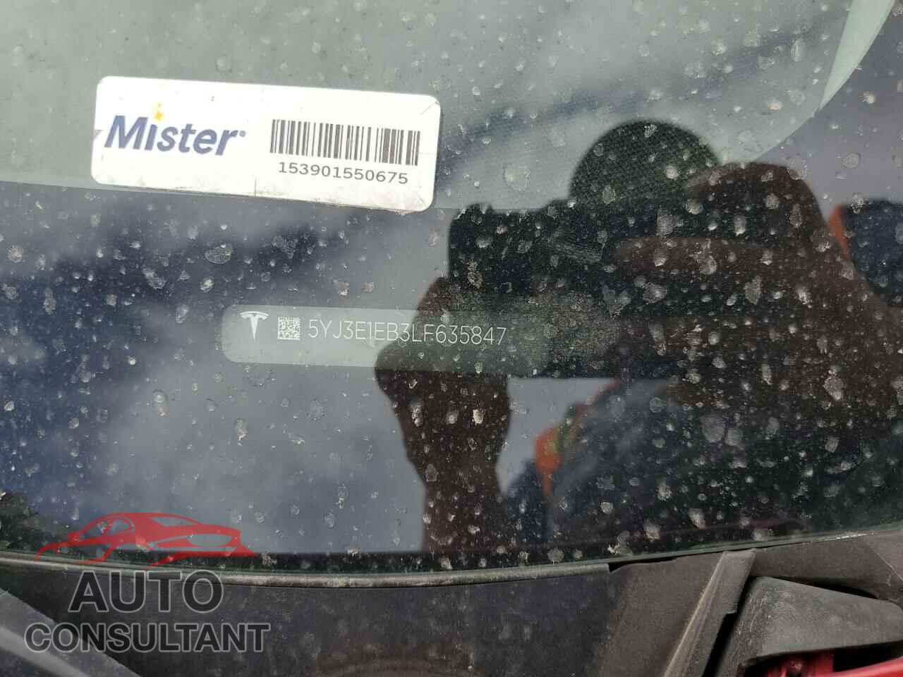 TESLA MODEL 3 2020 - 5YJ3E1EB3LF635847
