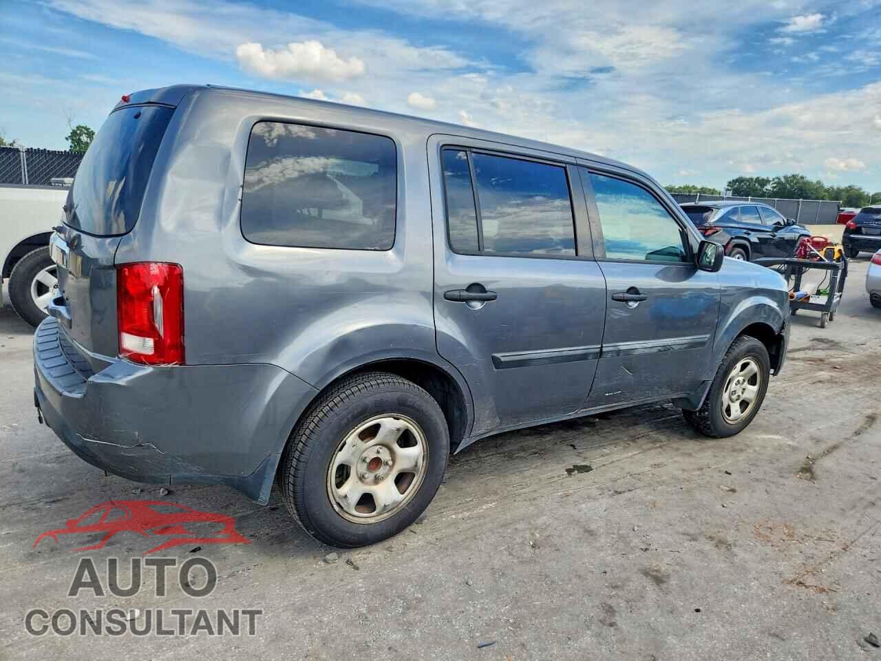 HONDA PILOT 2012 - 5FNYF3H24CB043853