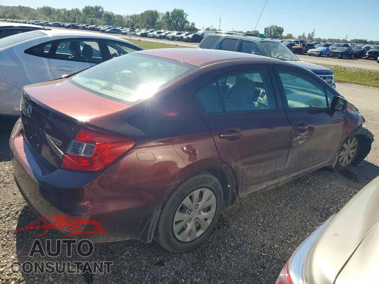 HONDA CIVIC 2012 - 19XFB2F56CE029601