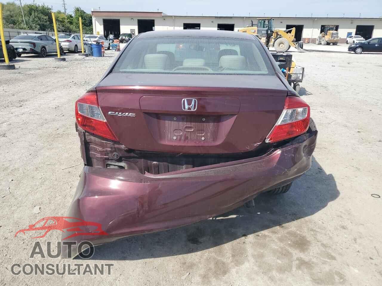 HONDA CIVIC 2012 - 19XFB2F55CE082872