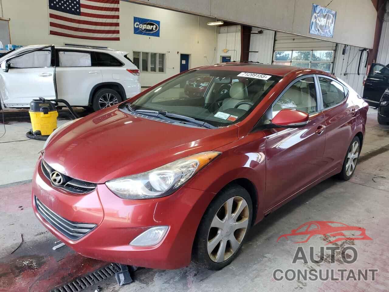 HYUNDAI ELANTRA 2012 - KMHDH4AEXCU252682