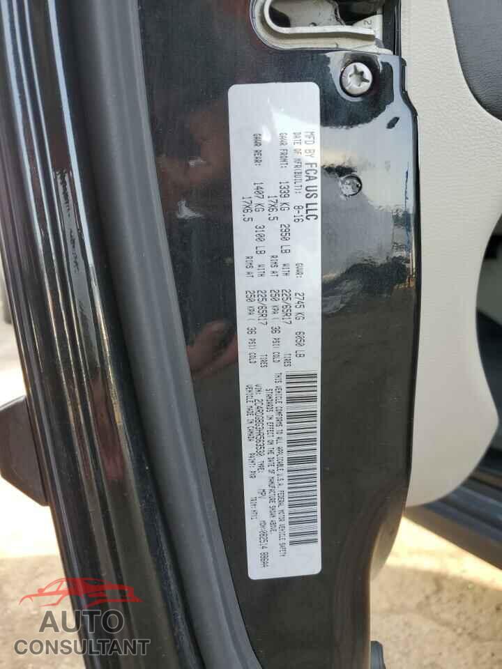 DODGE CARAVAN 2017 - 2C4RDGBG3HR563530