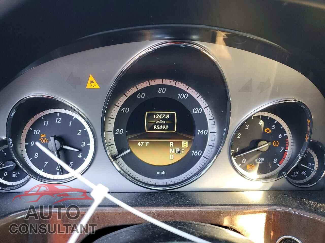MERCEDES-BENZ E-CLASS 2012 - WDDHF8JBXCA608628