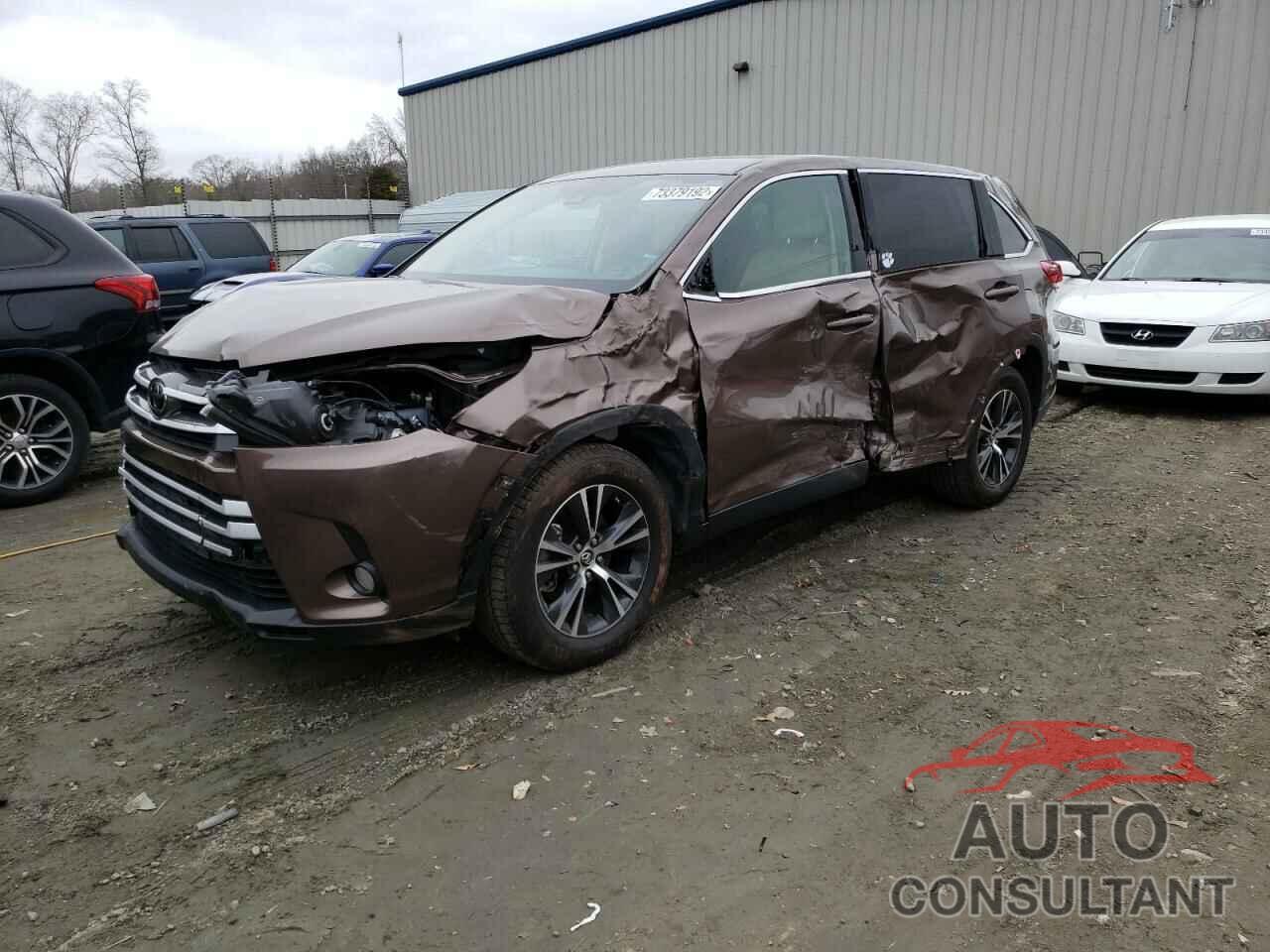 TOYOTA HIGHLANDER 2019 - 5TDZZRFH6KS352482