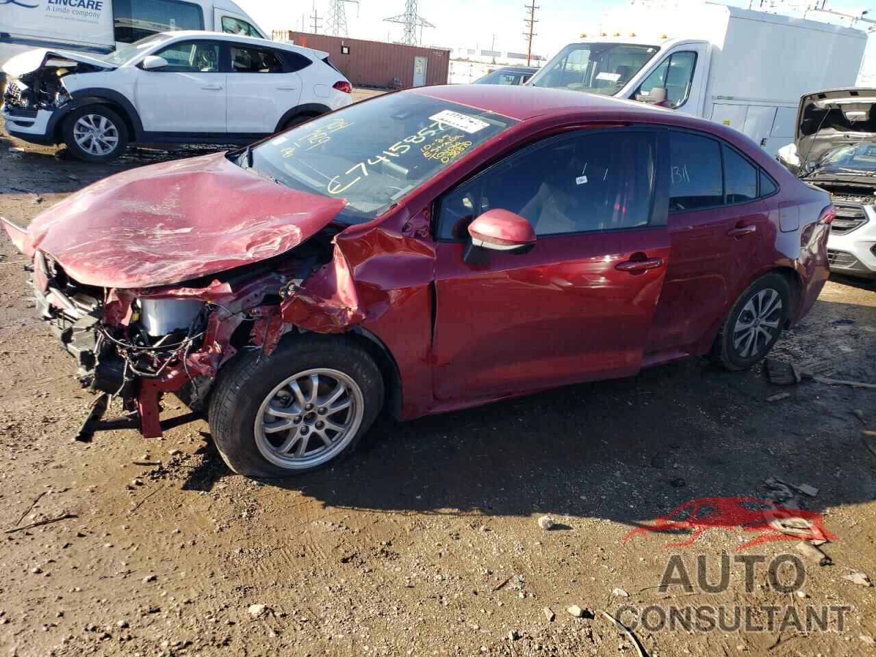 TOYOTA COROLLA 2022 - JTDEAMDE8NJ038870