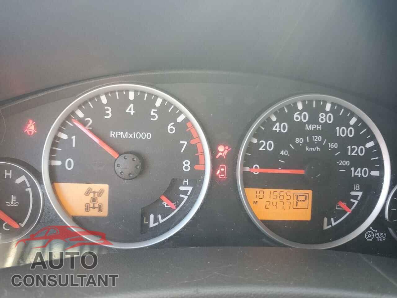 NISSAN FRONTIER 2012 - 1N6AD0EV2CC459544