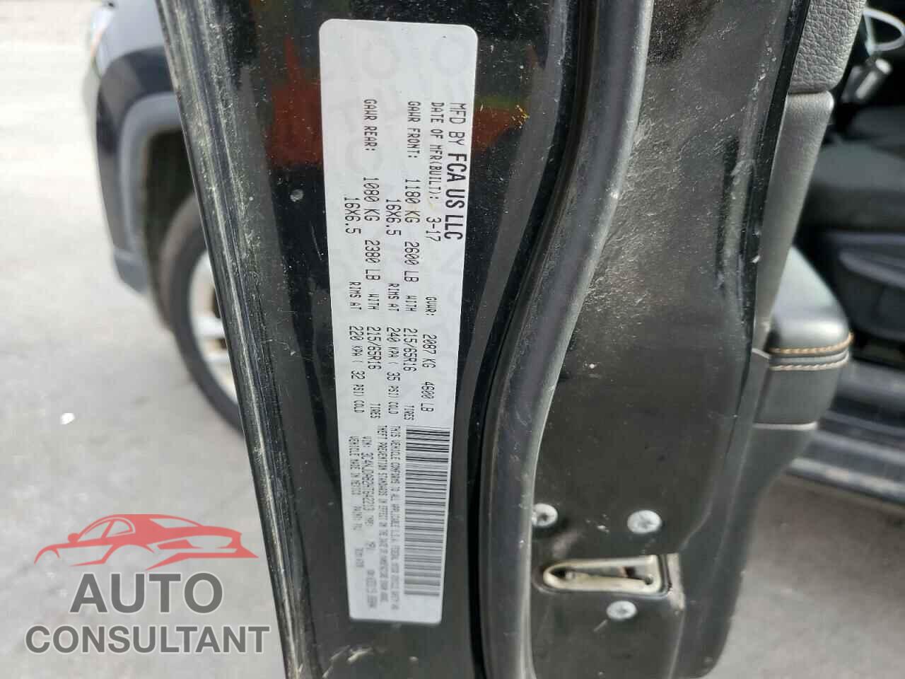 JEEP COMPASS 2017 - 3C4NJDAB2HT642213
