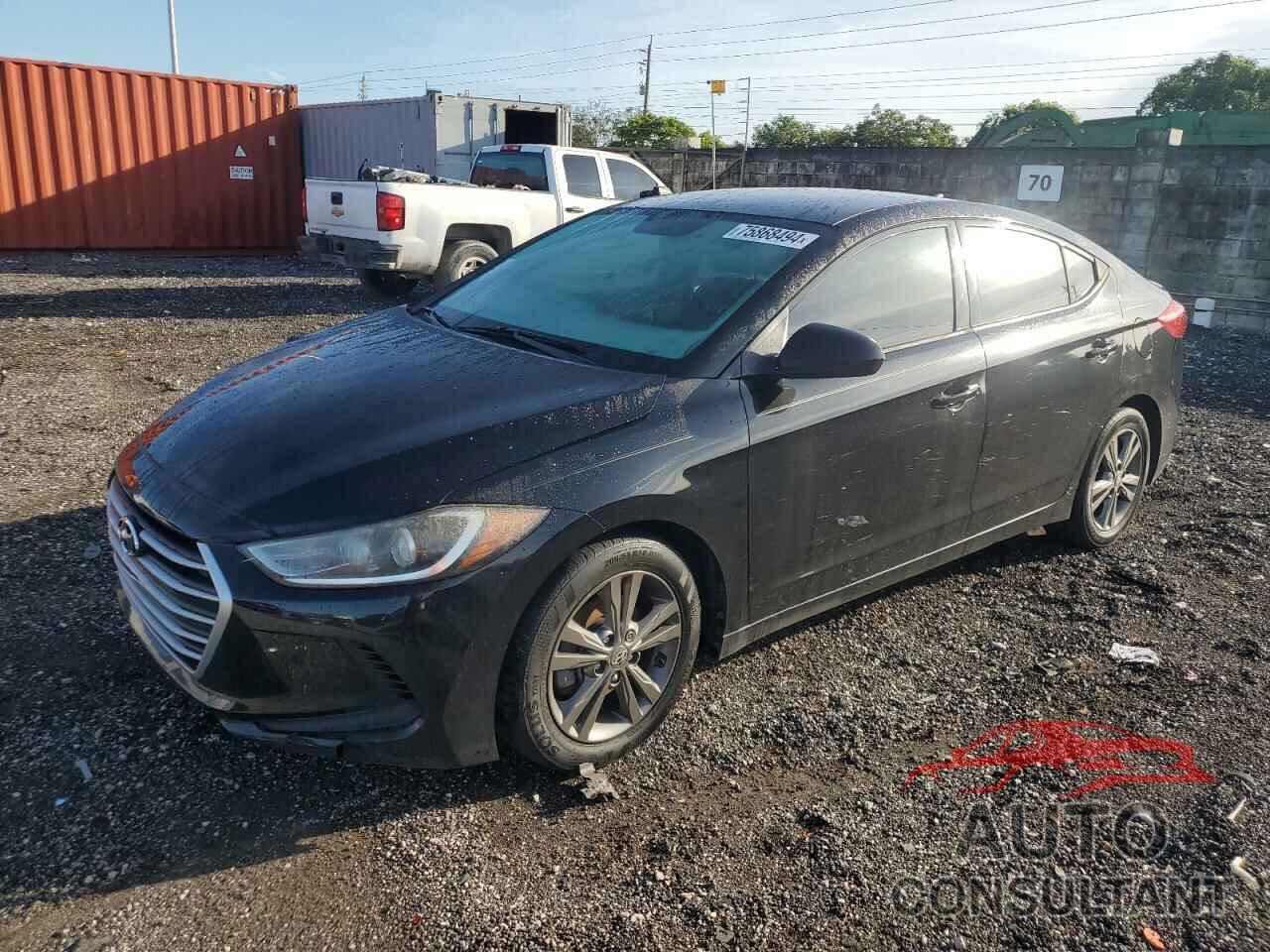 HYUNDAI ELANTRA 2018 - 5NPD84LF1JH234136