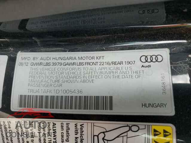 AUDI TTS 2013 - TRU41AFK1D1005436