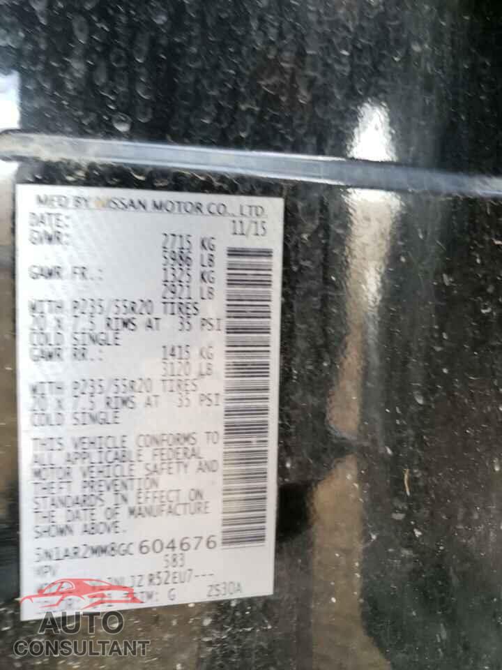 NISSAN PATHFINDER 2016 - 5N1AR2MM8GC604676