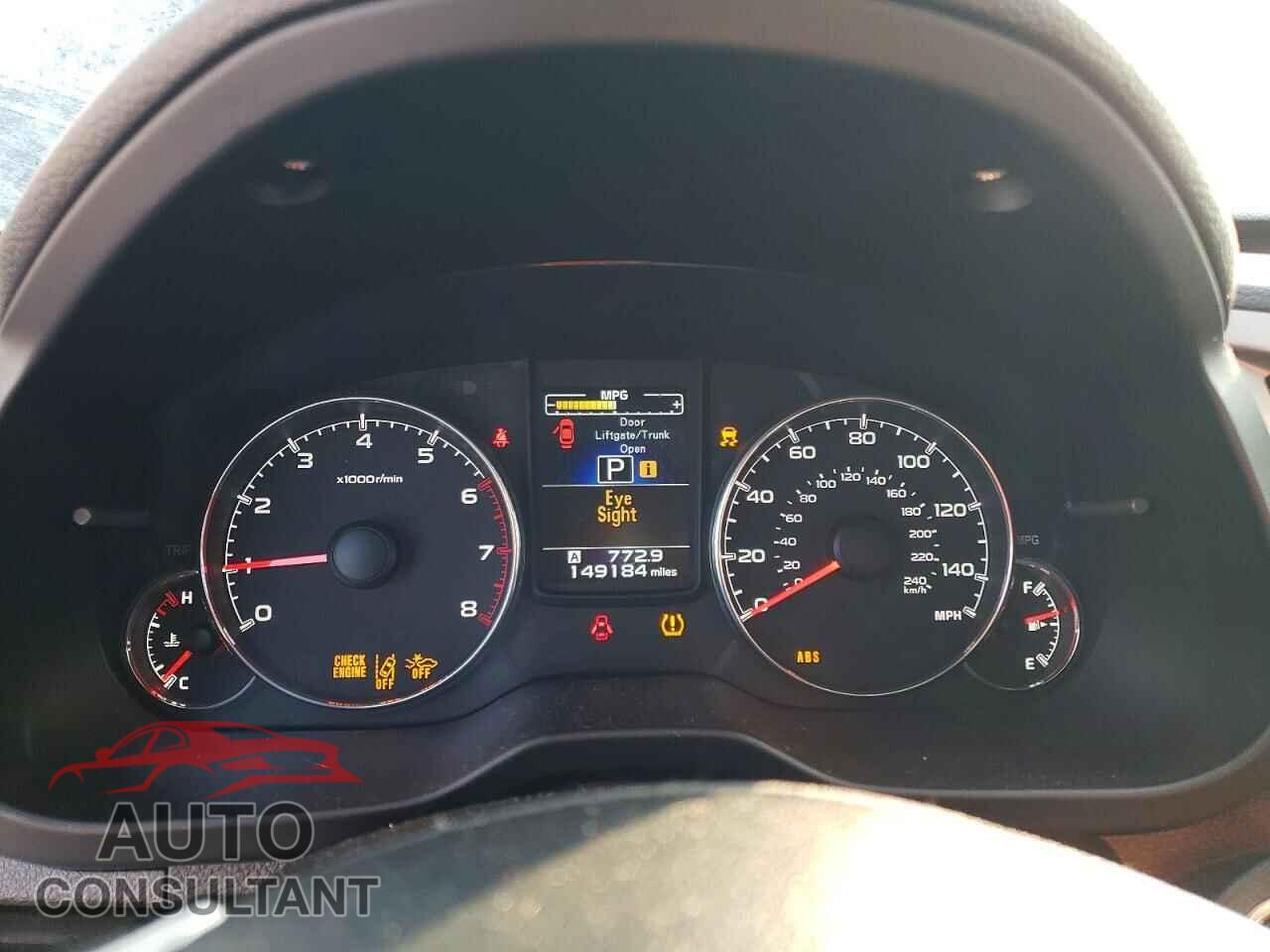 SUBARU OUTBACK 2014 - 4S4BRBPC9E3216019