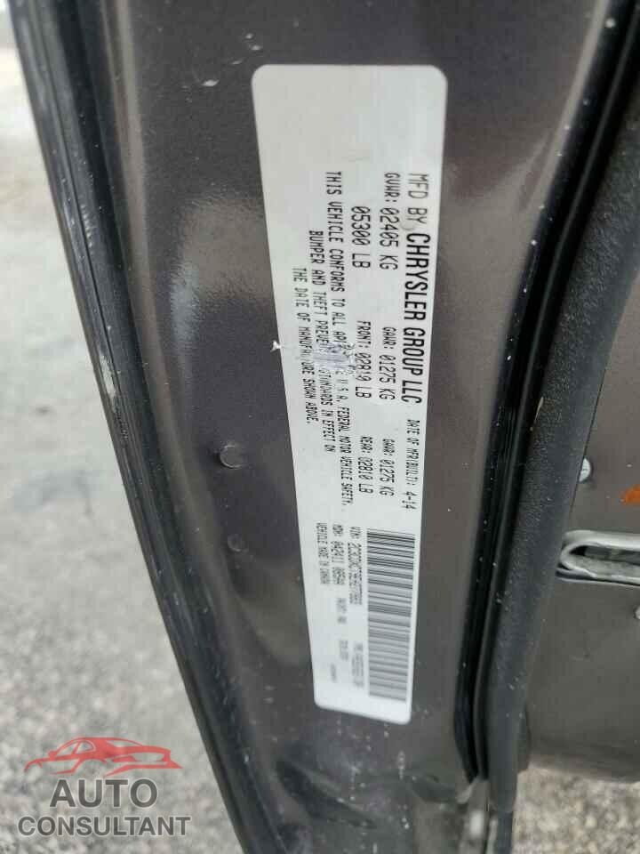 DODGE CHARGER 2014 - 2C3CDXCT9EH277883