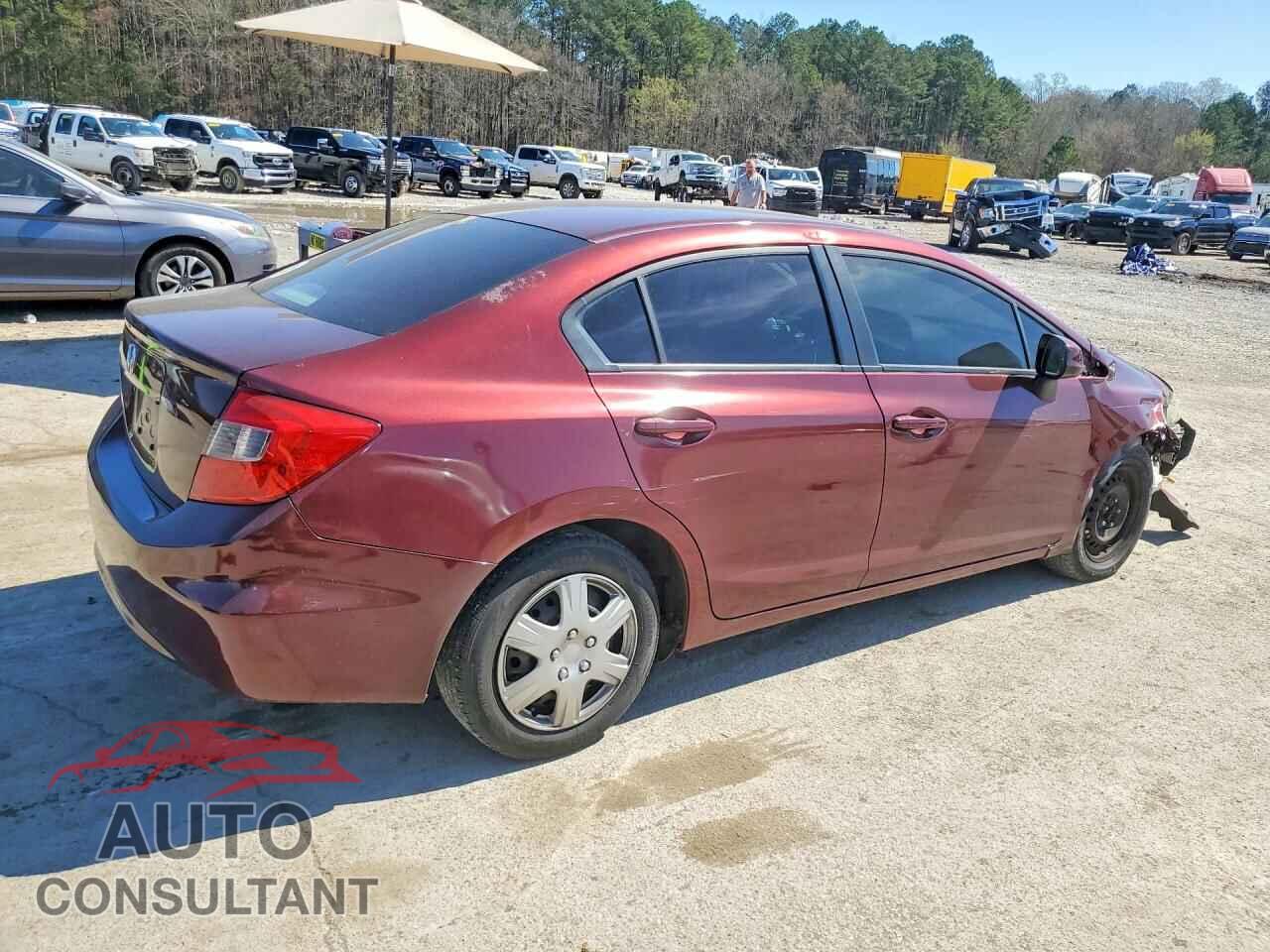 HONDA CIVIC 2012 - 2HGFB2F52CH539076