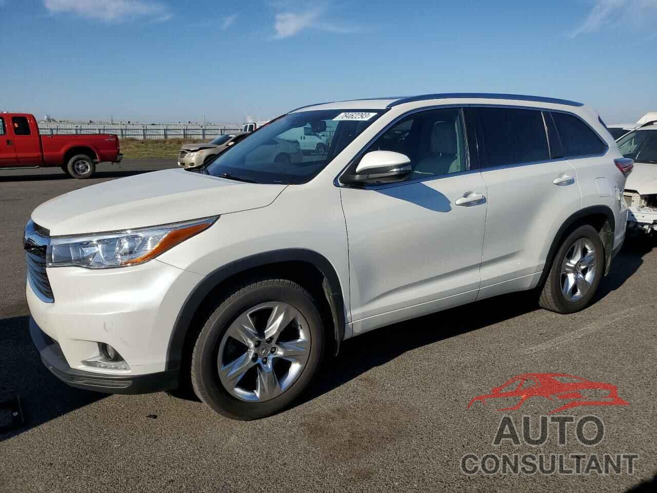 TOYOTA HIGHLANDER 2015 - 5TDDKRFH2FS153692