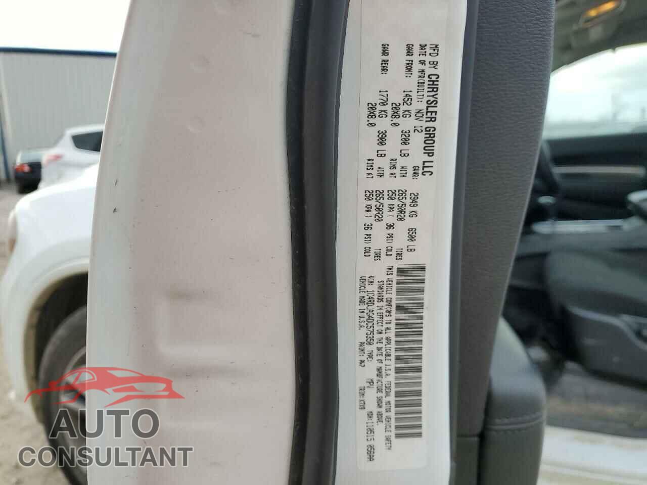 DODGE DURANGO 2013 - 1C4RDJAG4DC575350