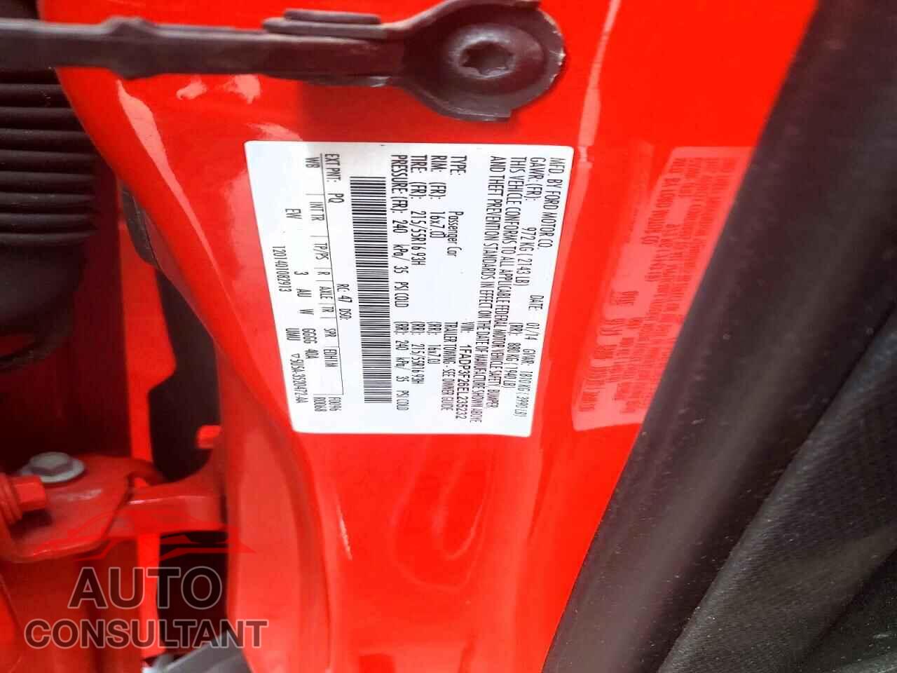 FORD FOCUS 2014 - 1FADP3F26EL235232